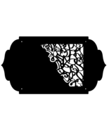 Decorative Tray with Interwoven Letters - $3.00
