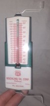 Vintage Phillips 66 Thermometer - Maquoketa Iowa - Gas Oil - Reichling Oil Corp - £66.16 GBP