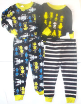 Just One You by Carters Infant Boys 2 PAIRS of Pajamas Robots Size 18 Months NWT - £10.09 GBP