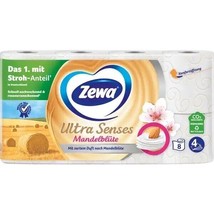 ZEWA Almond Milk Toilet paper 4-ply/8 rolls Scented toilet paper  -FREE ... - £18.98 GBP