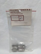 Figures Armour Artillery World War II Line TUR35 Metal Vehicle Miniature - $301.06 MXN