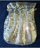 Apri Nights Silver Sequined Evening Clutch Snap Closure  - $471.22 MXN