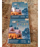 2 100 Icicle Christmas Light Sets  - $23.36
