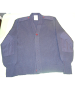 MILITARY EQUIPMENT USAF US AIR FORCE WOOLY PULLY SWEATER AF BLUE SIZE 36R - $583.13 MXN
