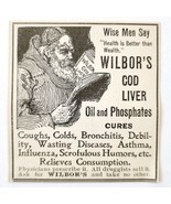 Wilbor&#39;s Cod Liver Oil Quack Meds 1897 Advertisement Victorian Medical A... - $368.12 MXN