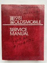 1981 Oldsmobile Service Manual - $4.99