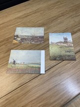 Vintage Lot of 3 Windmill Artist Monet Van Gogh Travel Souvenir Postcard KG JD - £7.78 GBP