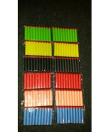 120pcs 2.75&quot; MIXED COLOR Elite Bullet Foam Dart Replacement Toy Gun USA ... - $15.00