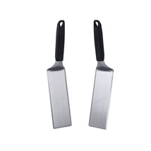 Extra Long Griddle Spatula Set Of 2- Perfect Heavy-Duty Stainless Steel Premium  - £25.57 GBP