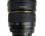 Rokinon Lens Ae 85mm 1: 1.4 as if umc 327057 - £240.31 GBP