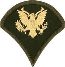 U.S. ARMY SPECIALIST E-4 SPC RANK TAB PATCH - COLOR - Veteran Owned Busi... - $5.98