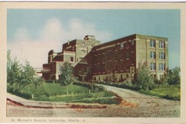 Postcard St Michael&#39;s Hospital Lethbridge Alberta - £4.75 GBP