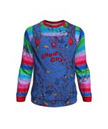 NEW Good Guys Chucky Handcrafted Premium 3D Graphic Sweatshirt Unisex Ju... - €50,47 EUR