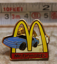 McDonalds Arches Car Racing Team Collectible Pinback Pin Button - £8.87 GBP