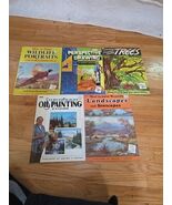 Vtg Lot of 5 Walter Foster Art Books Wildlife Perspective Trees Landscap... - $675.52 MXN