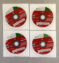 Wolfenstein New Order Microsoft Xbox 360 DISCS ONLY Fast Free Shipping - £8.60 GBP
