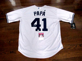 MIGUEL ANDUJAR PAPA 2017-2022 NY YANKEE SIGNED AUTO NIKE GAME JERSEY JSA... - $148.49
