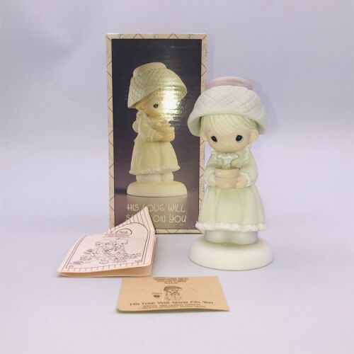 Primary image for 1988 Precious Moments His Love Will Shine On You 522376 - Flower Mark 1988