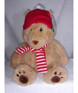 Gigglescape Teddy Bear with Winter Hat and Scarf 12&quot; Plush New - €13,48 EUR