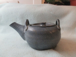 Vintage Studio Pottery Teapot Blue  grey In colour - $17.37