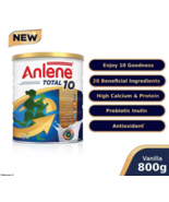 New ANLENE Total 10 High Calcium &amp; Collagen Adult Milk Powder 800g Fast ... - $124.53 CAD