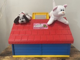 Vintage Pound Puppies Pup&#39;s Pad Playset 1986 Tonka House Carrying Case +... - $25.22