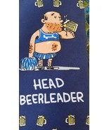 Shoebox Brand ~ If The Joke Fits... ~ Head Beerleader ~ Microfiber Necktie - £11.98 GBP