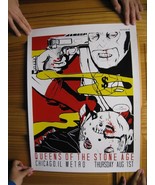 Queens of The Age Poster the Metro Chicago August 1 2013 - €386,36 EUR