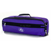 SKY Brand High Quality Flute Hard Case COVER with Pocket/Handle/Strap(Purple) - £15.97 GBP