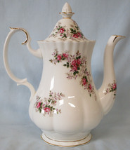 Royal Albert Lavender Rose Coffee Pot 9 1/2&quot;, 5 Cups - £78.13 GBP