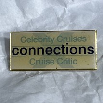 Celebrity Cruise Line Corporation Company Advertisement Lapel Hat Pin Pinback - £4.66 GBP