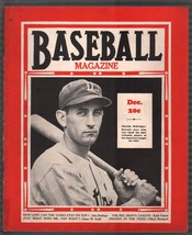 Baseball Magazine 12/1937-Bill Gehringer-1937 Yankees-MLB-pix-info-VG - £70.00 GBP