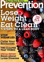 Prevention Magazine May 2014 Lose Weight Eat Clean 5 Steps to a Lean Body - $4.99
