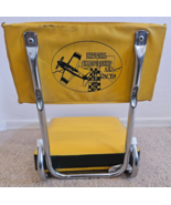 Padded Cushion Seat Bleacher Stadium Foldable  Nat&#39;l Championship Air Ra... - $29.81 CAD