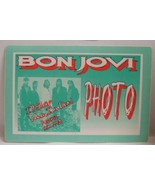 JON BON JOVI / RICHIE SAMBORA - OLD BON JOVI TOUR CONCERT CLOTH BACKSTAG... - $187.91 MXN