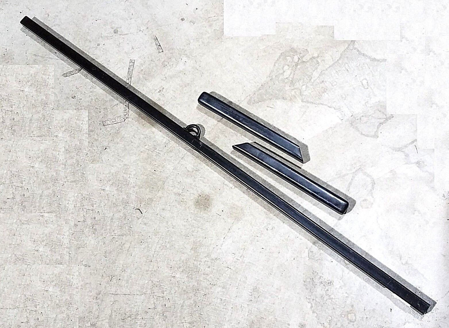 Snowmobile Trailer Steel Tie Down Bar Straight 48&quot; x 1&quot; w/ Black Ski Pro... - $31.98