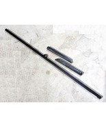 Snowmobile Trailer Steel Tie Down Bar Straight 48&quot; x 1&quot; w/ Black Ski Pro... - $31.98