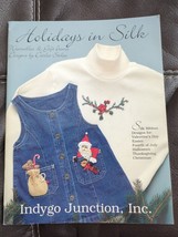 Holidays In Silk Ribbons Embroidery Craft Patterns Projects By Indygo Junction - £7.58 GBP