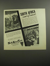 1954 South African Tourist Corporation Ad - South Africa .. Land of Contrast! - £14.74 GBP