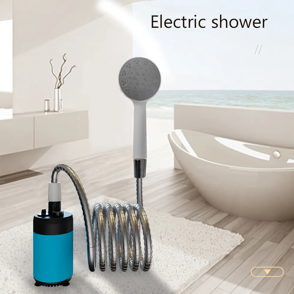 Portable Shower Outdoor Camping Shower Handheld Electric Shower Battery Powered - £29.57 GBP+