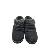 Baretraps Women&#39;s Black Suede Slip On Shoes NIB Size 6.5 Faux Fur Lined - $647.64 MXN