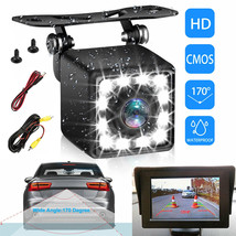 170 CMOS Car Rear View Backup Camera Reverse HD Night Vision Waterproof CAM Kit - £17.55 GBP