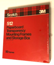 Scotch 3M 512 Paperboard Transparency Mounting Frames 02120015908 Storag... - £7.87 GBP