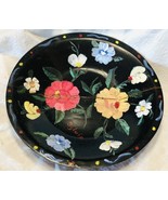 Vintage Batea Dish Hand Carved Painted Wood Decorative Toleware Mexican ... - £12.41 GBP