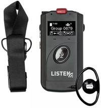Listen Technologies LK-1-A0 ListenTALK Transceiver (North America), Black - £316.64 GBP