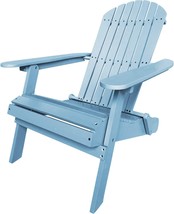 All-Weather Adirondack Chair For Fire Pit/Garden/Fish With 250Lbs Duty Rating, - £62.47 GBP