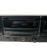 KENWOOD; (KX-W4060) Dual Cassette Play/Record. Auto Reverse,Dolby &amp; Spee... - $65.03