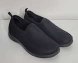 FLY FLOT Made In Italy Mesh Slip On Black Mesh Comfort Shoes Size 8 Eur ... - $39.99