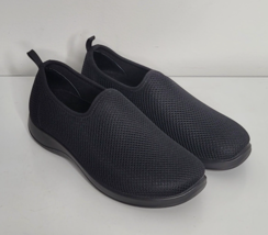 FLY FLOT Made In Italy Mesh Slip On Black Mesh Comfort Shoes Size 8 Eur ... - £31.96 GBP