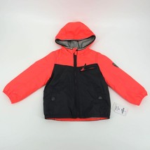 Oshkosh B&#39;gosh Boys 2T Orange Hooded Jacket NWT $50 - £14.01 GBP
